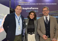 Inspira Farms have new long-term storage solutions for potatoes and onions, they also expanded into the flower industry recently. Dave Zoetemelk, Paula Rodriguez and Michele Bruni